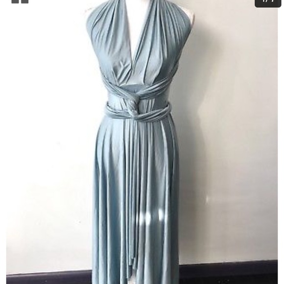 brown infinity dress